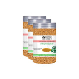 Blessfull Healing Organic Mustard Seeds 100 Gram (3.52 oz) Each (Pack Of 3) = 300 Grams, Vegan