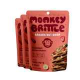 Monkey Brittle Healthy Snacks, Crispy Plant-Based Treats for Kids & Adults, Vegan & Gluten-Free, All-Natural Snack for School, Sports, Camping