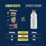 Liquid Death Electrolyte Death Dust, Berry It Alive, Cherry Obituary & Squeezed To Death Hydration Powder, Essential Vitamins Variety Packets, 6 pack