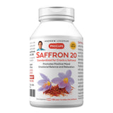 ANDREW LESSMAN Saffron 20mg - 60 Capsules - Standardized Extract. Promotes Positive Mood and Emotional Balance. Relaxation and Quality Sleep. No