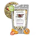 Nelson's Tea Strawberry Orange Peach - Caffeine Free Herbal Rooibos Loose Leaf Tea - Irresistable Blend of Green Rooibos, Orange Peel, Marigold