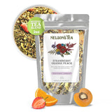 Nelson's Tea Strawberry Orange Peach - Caffeine Free Herbal Rooibos Loose Leaf Tea - Irresistable Blend of Green Rooibos, Orange Peel, Marigold