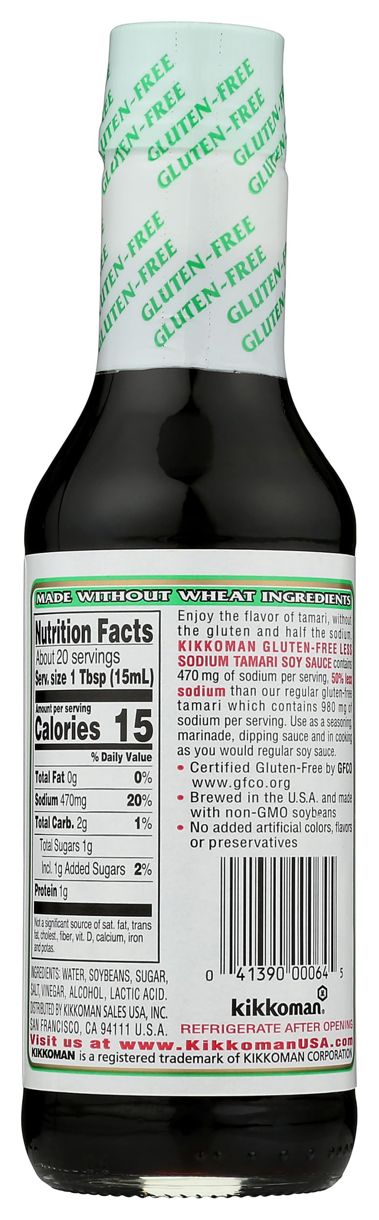 Kikkoman Sauce Tamari Gluten Free, 10 oz