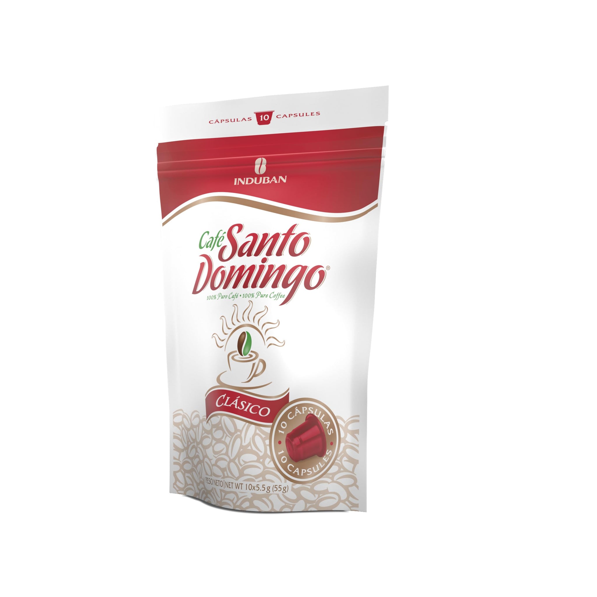 Café Santo Domingo Clásico Capsules - Compatible with Nespresso Original Brewers - Product from the Dominican Republic (50 Count)