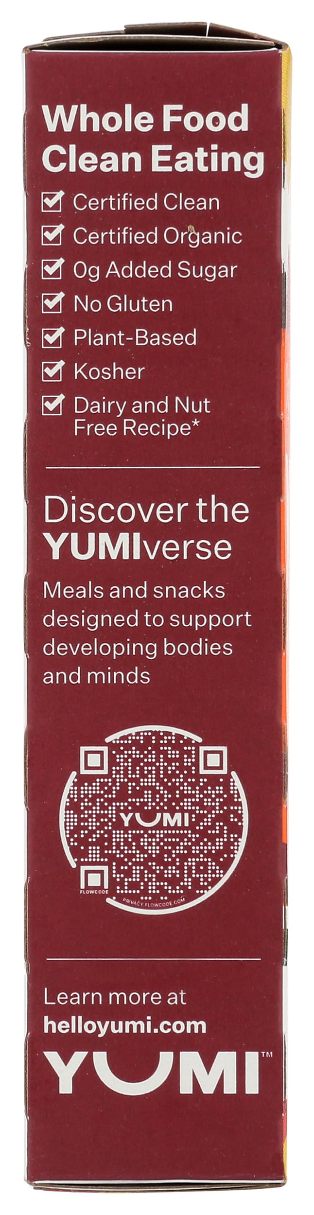 Yumi, Bars Toddler Apple Cinnamon Squash Organic, 3.7 Ounce