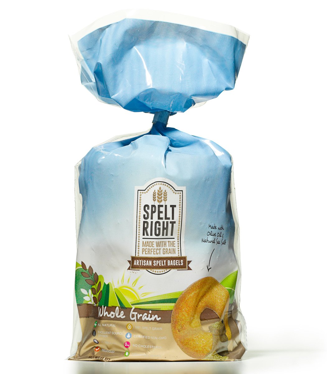 SPELT RIGHT FOODS Sesame Spelt Bagels, 14 OZ