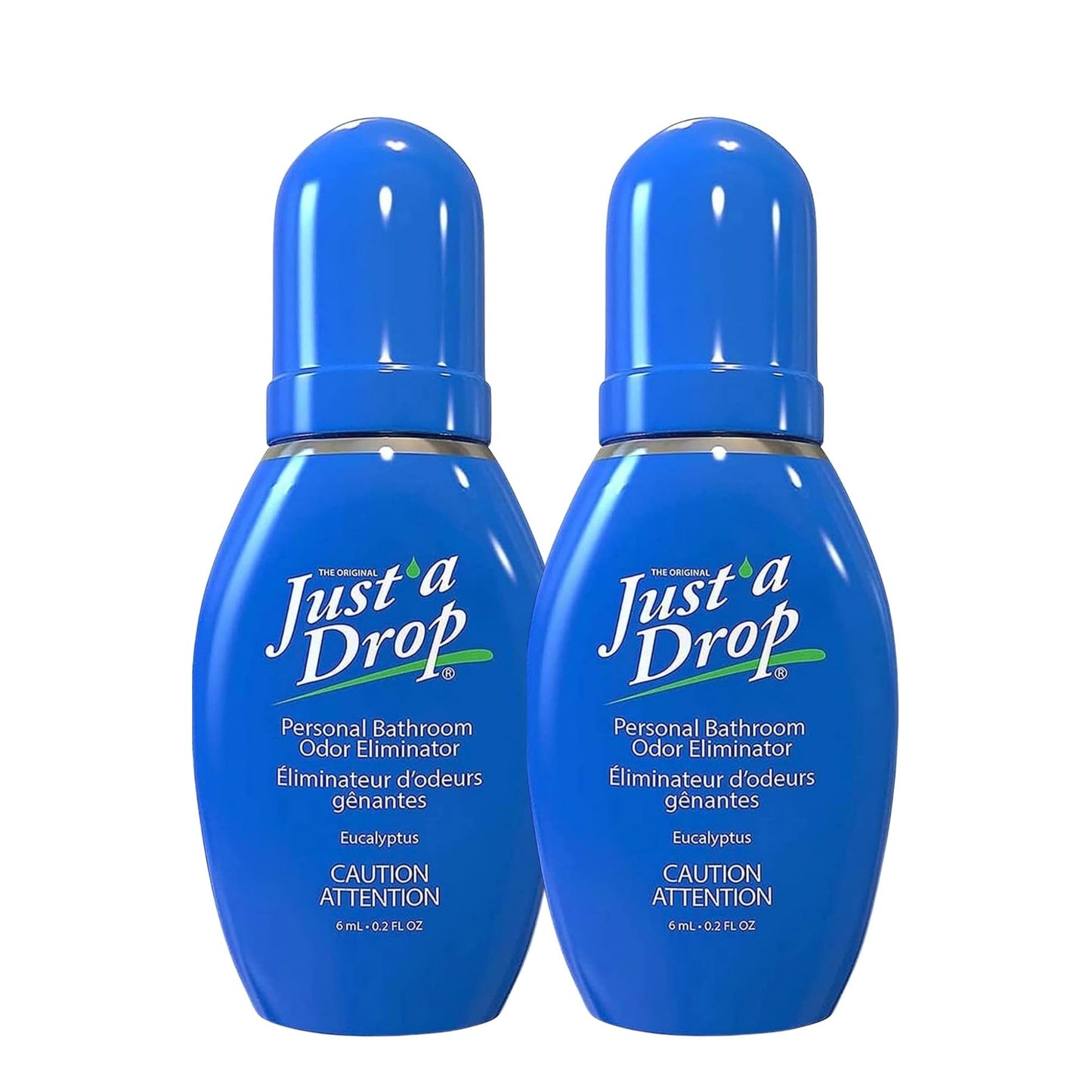 Just a Drop Odor Eliminator - Eucalyptus by Prelam for Unisex - 0.2 oz Drops - Pack of 2