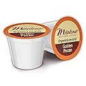 Mitalena Artisan Coffee: Golden Pecan Low Acid Coffee Pods - Medium Roast, Organic, Vanilla Pecan Flavored - 72 Brew Cups