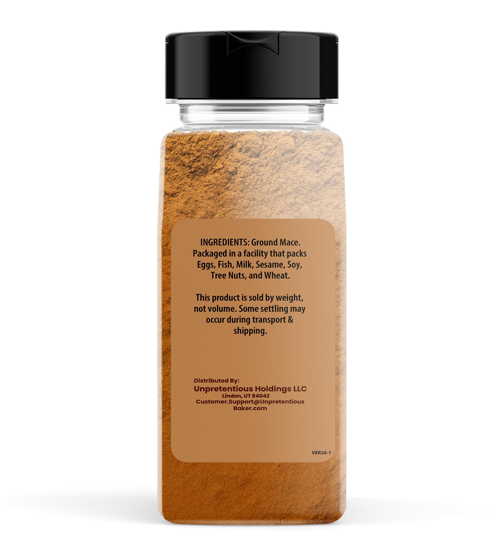 Unpretentious Ground Mace, 8 oz, Warm Spice, Curries & Desserts, Aromatic