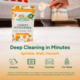 Good Natured Brand | Carpet Deodorizer & Freshener Powder | 31 oz Pet Odor Eliminator for Strong Odor & Pet Urine | Fresh Natural Sweet Orange Scent |