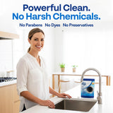 Earth Breeze Garbage Disposal Cleaner Tablets - 4-in-1 Citrus Scented Tablets that Clean, Deodorize, Refresh & Protect - Powerful Cleaning Action