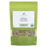 Biokoma Organic Yarrow Dried Herb 50g 1.76oz Dried Loose Achillea Millefolium Digestion Skin Health Support USDA Organic Caffeine Free Herbal Tea