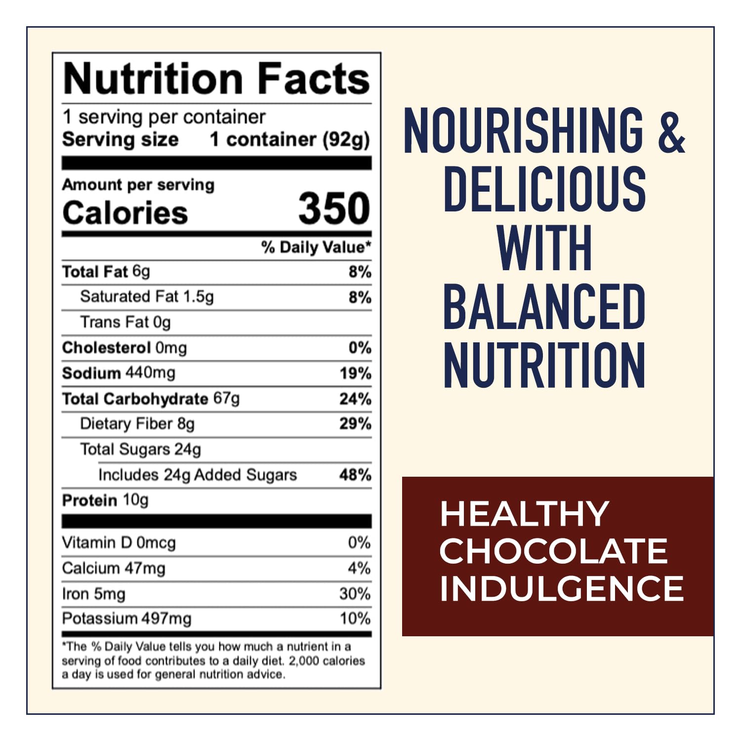 Anthem Dark Chocolate Brownie Instant Oatmeal Cup-Enjoy High-Protein Oatmeal Cups with Rich Chocolate Flavor-Ideal for Busy Mornings - These