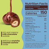 Nutic Milk Chocolate Covered Cashews - 1LB, Creamy Delights for Snacking & Gifting, Irresistible Chocolate-Covered Nuts for Holidays and Everyday