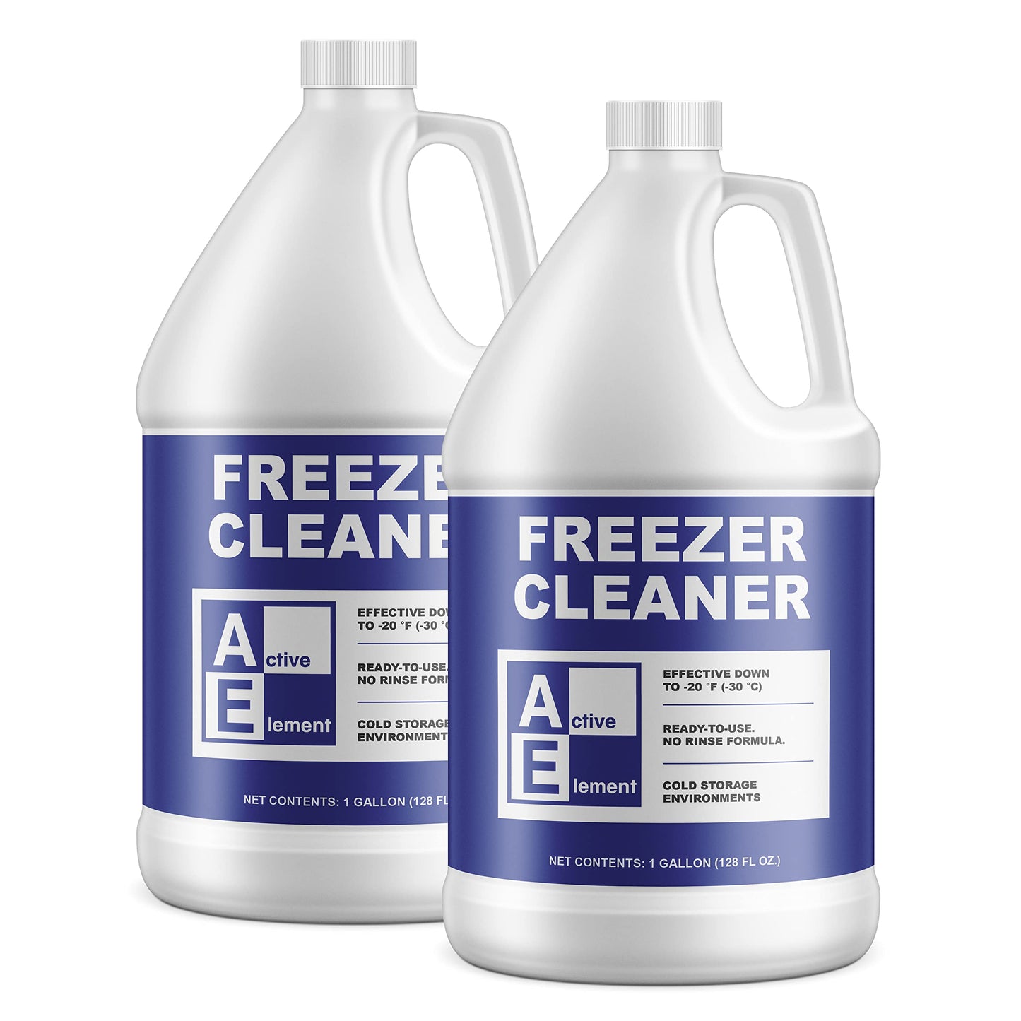 Active Element Freezer Cleaner - 2 Gallon | Deices and Cleans, Ready to Use, Commercial Strength, For Cold Storage, Works Down to -20°F