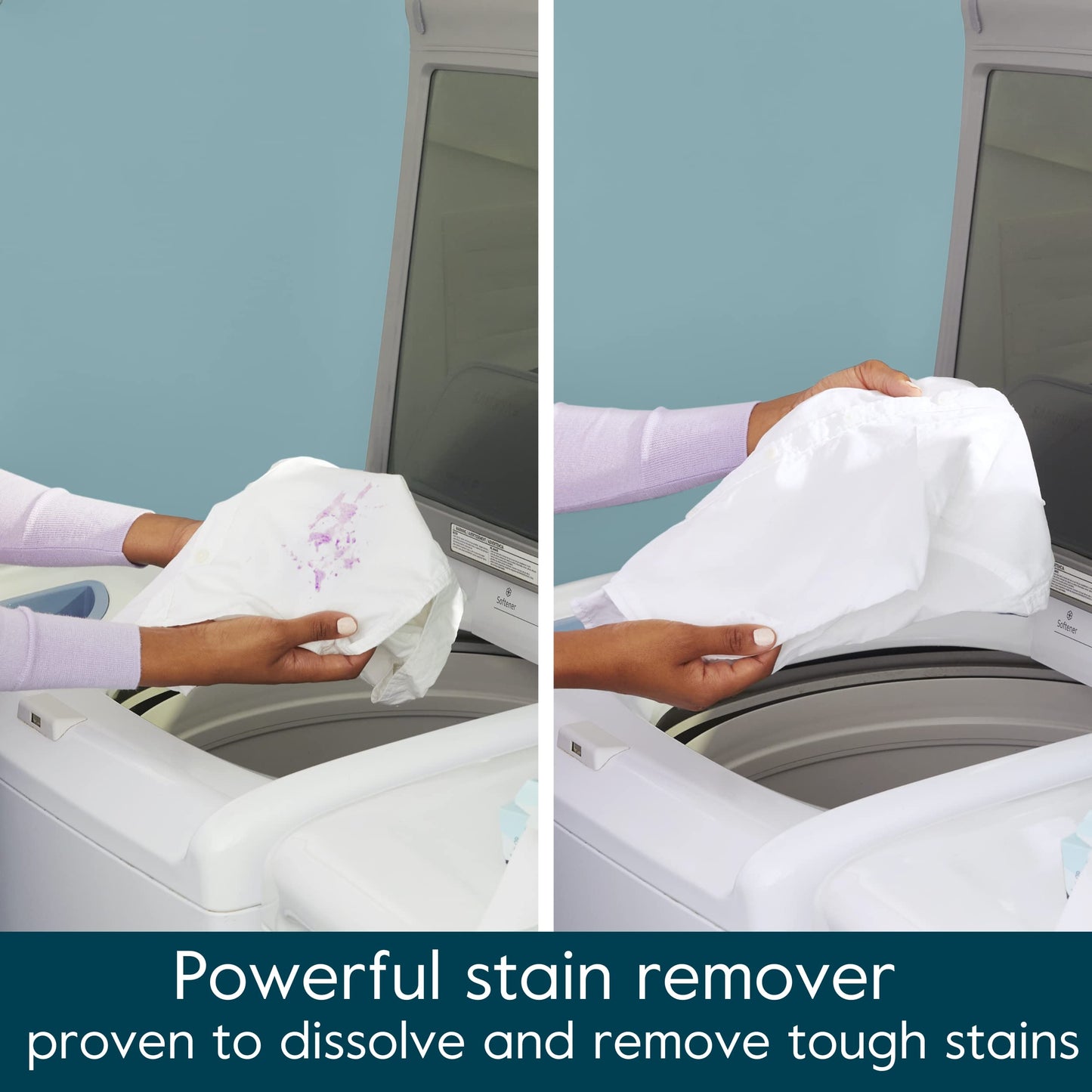 Grove Co. Laundry Detergent Sheets, Power Clean Dissolving Washer Sheets (2 Pack - 64 Loads) Tough Stain Remover, 100% Natural Lavender Blossom