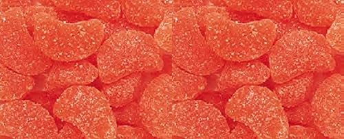 Orange Slice Wedges Candy 1LB Bag Pack of 2