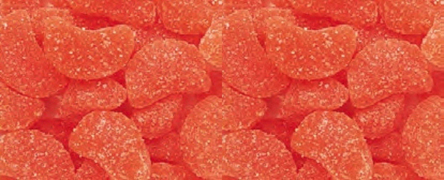 Orange Slice Wedges Candy 1LB Bag Pack of 2