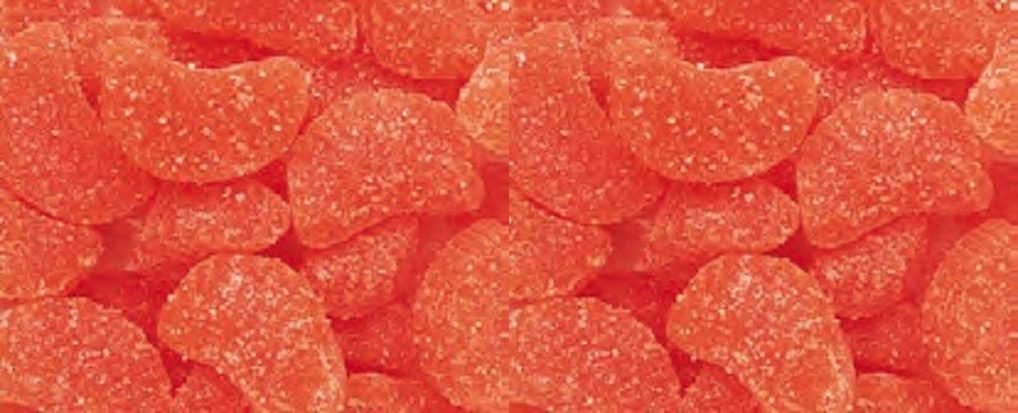 Orange Slice Wedges Candy 1LB Bag Pack of 2