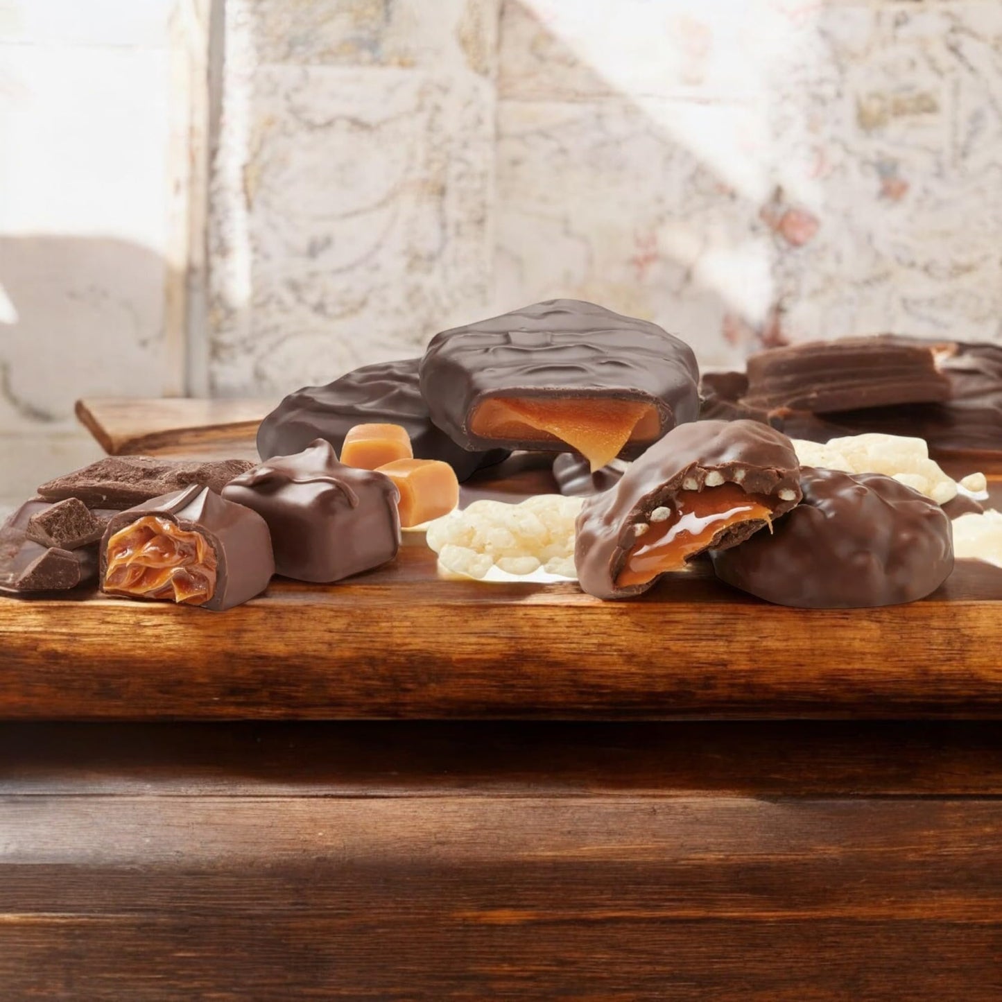 Gourmet Sugar Free Chocolate Caramel Assortment-1 lb Deliciously Crafted for a Guilt-Free Indulgence Made with Stevia Extract-Perfect