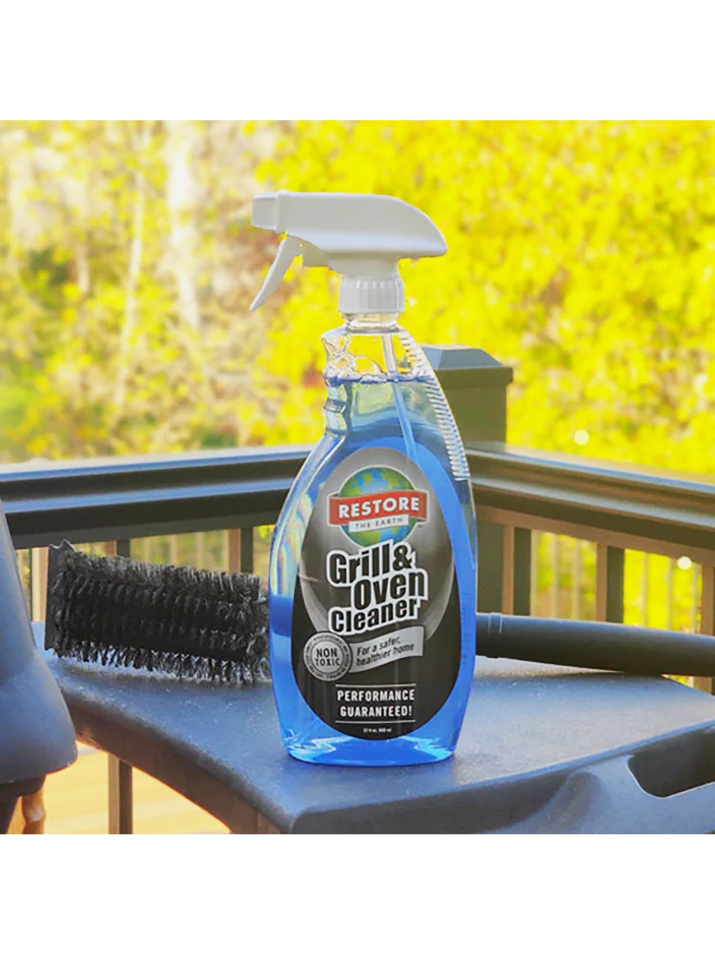 Oven Cleaner and Stove Top Cleaner - 22 oz. - Low Fume, Non-Caustic, Powerful Cleaning and Stove Degreaser Cleaner Heavy Duty Without the Toxins