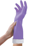 Mr. Clean, 243312 Loving Hands, Large Heat Resisting, Soft Cotton Flock Lining, Built in Freshness Protection, Non-Slip Diamond Grip Gloves, (L)