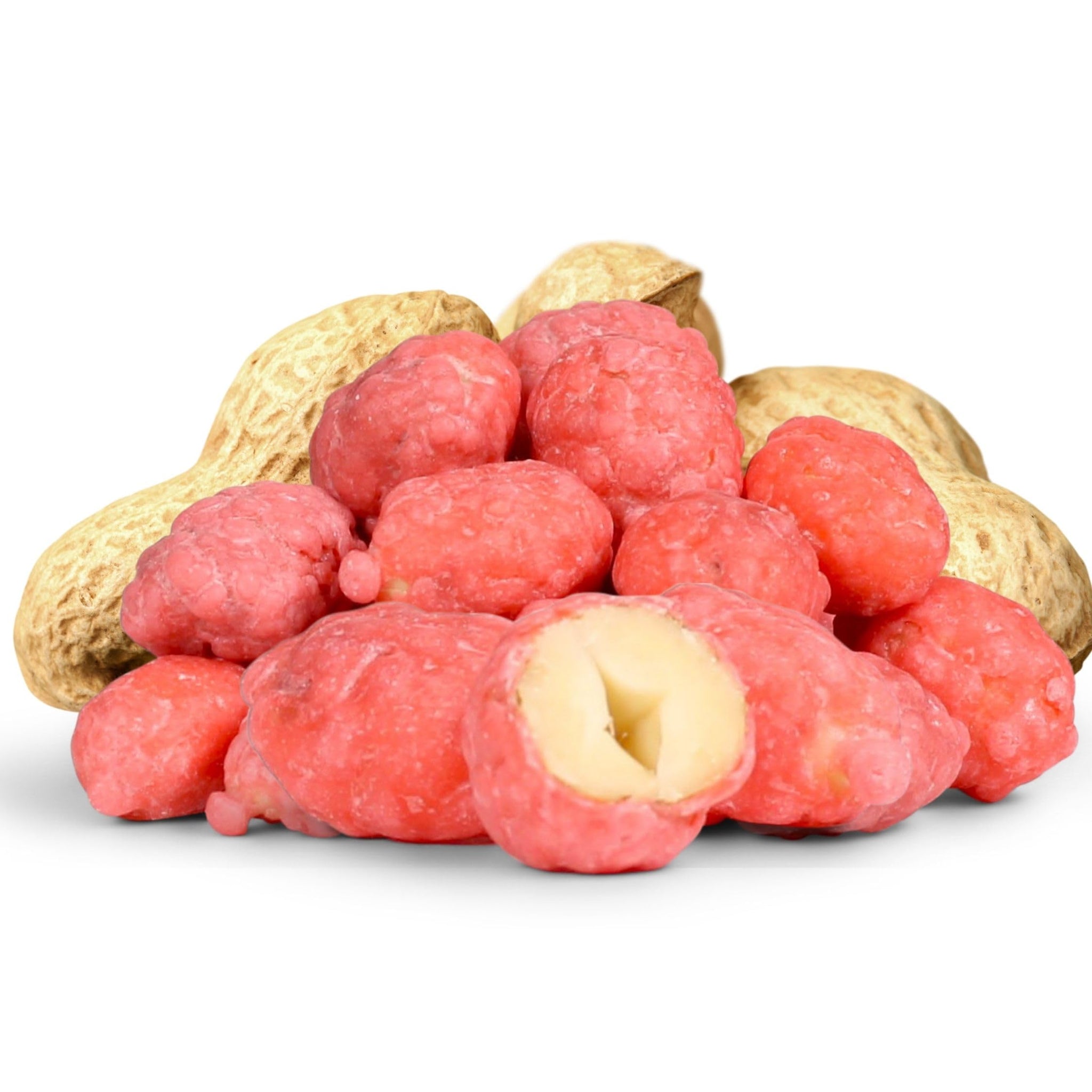 French Burnt Peanuts by Its Delish, 2.5 lbs Jumbo Container | Premium Quality, Fresh & Crunchy Candy Coated Peanuts - Vegan, Kosher, Made in USA