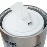 Monk Disinfecting Wipes Stainless Steel Stand W/Built-in Trash Can For Gym Disinfecting Wipes