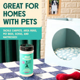 Aunt Fannie's Carpet Refresher & Deodorizer Powder, Multi-Purpose Carpet, Rug, and Upholstery Odor Eliminator for Homes with Cats and Dogs, Lavender
