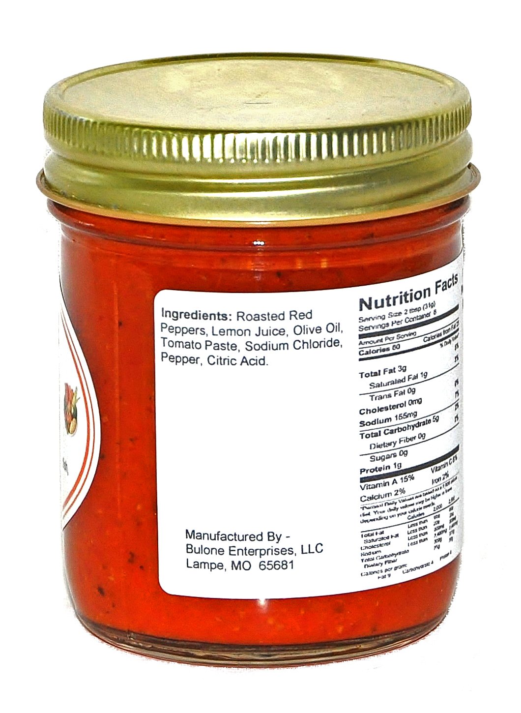 Vince's Italian Gourmet Roasted Red Pepper Pesto, Incl. 3 Pack- 8 Oz. Jars
