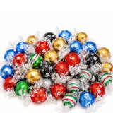 100 Count Assorted Chocolate Truffles, 5-8 Flavors (Flavors May Vary) - Milk & Dark Chocolate Candy, Gourmet Fine Chocolate Box, Basket Filler, Gift