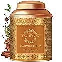 The Tea Heaven Kashmiri Kahwa Tea, Indian Loose Leaf Chai Tea with 6 All-Natural Ingredients, Spiced Green Tea, Loose Chai Tea for Hot or Cold