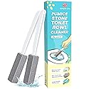 Simple Life Pumice Stone Toilet Bowl Cleaner | Toilet Pumice Stone with Extra Long Handle | Scouring Stick for Toilet Cleaning, Stain Removal on