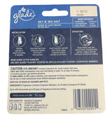 Glade sky & sea salt Limited Edition Plugins Scented Oils Refills 4 Refills 2- Pack of 2