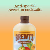 Brewt’s Spicy Mango Margarita Mix - Handcrafted Cocktail & Mocktail Mixer with Real Lime Juice, No Preservatives, Real Ingredients - Non-Alcoholic