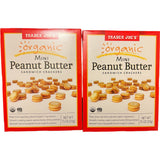 Trader Joe's Organic Mini Peanut Butter Sandwich Crackers (Pack of 2)