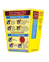 A Taste of Thai Peanut Sauce Noodles |Heat & Eat Instant Noodle | Flavored with Authentic Thai Sauce -Non-GMO,Gluten Free, Trans Fat Free- Perfect