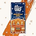 Theo Chocolate Holiday Gingerbread Toffee Organic Dark Chocolate Bar, 70% Cacao, 6 Pack | Fair Trade