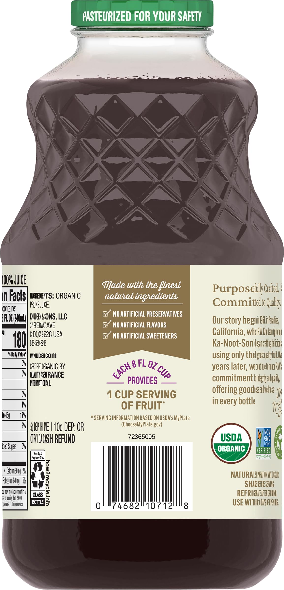 Knudsen Juice, Prune, 1 Quart