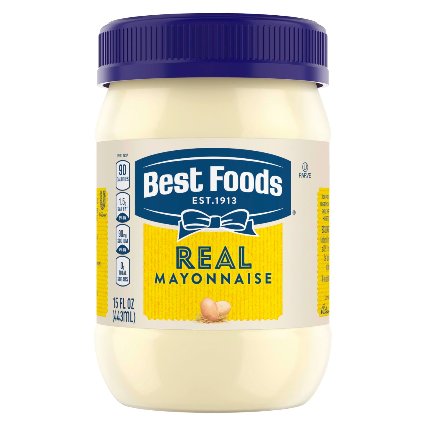 Best Foods Mayonnaise for Delicious Sandwiches Real Mayo Gluten-Free Sandwich Spread, Rich in Omega-3 ALA 15 oz