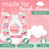 Baby Gifts Set by Dreft, Baby and Mom Gift Set with Liquid Laundry Detergent, Laundry Stain Remover, Stain Remover Pen & All Purpose Cleaner Spray