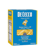 De Cecco Pasta, Penne Lisce No.40, 1 Pound (Pack of 12) - Made in Italy, High in Protein & Iron, Bronze die
