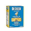 De Cecco Pasta, Penne Lisce No.40, 1 Pound (Pack of 12) - Made in Italy, High in Protein & Iron, Bronze die