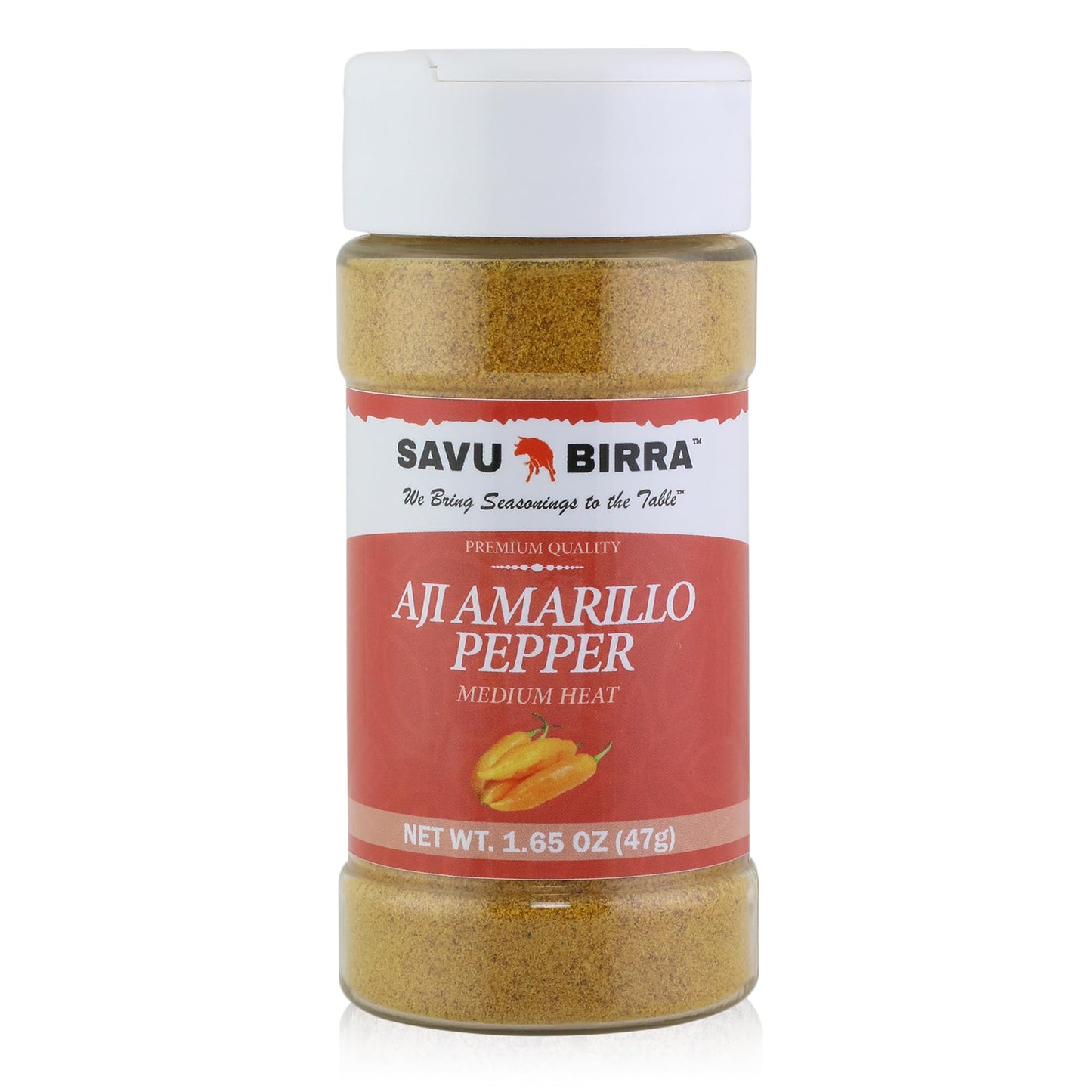 Savu Birra Gourmet Chile Pepper 4 Pack - Red Thai Chile, Aji Amarillo Chile, Wiri Wiri Chile, and Habanero Chile Peppers
