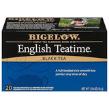 Bigelow English Teatime Black Tea Bags, 20 Count Box (Pack of 2)