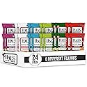 Hal's New York Kettle Cooked Potato Chips, Variety Pack, 6 Flavors, 2 Oz (Pack of 24)