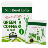 UNIQBITE Green Coffee Bags, 14 Individually Wrapped Filter Coffee Bags Made with Raw Unroasted Arabica Green Coffee Beans, 1.48 oz (42g)