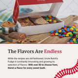 Uncle Butch's Fudge Custom Box - Pick 3 Flavors, 24 oz (4 Pack)