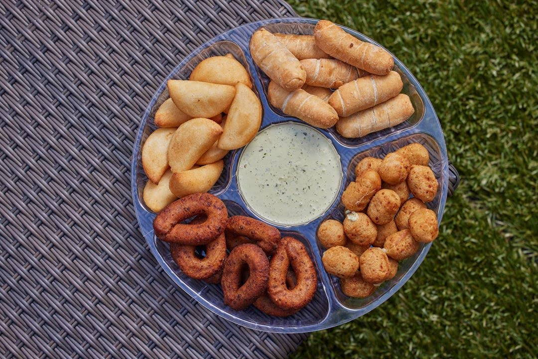 DELE FOOD Mandocas, Four Bags 96 oz - Frozen Plantain and Cornmeal Rings Made with a Traditional Venezuelan Recipe - Pre Cooked and Ready to Heat in