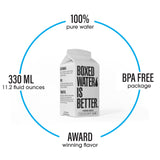 Boxed Water 11.2 oz. (24 Pack) - Better Than Premium Plastic Purified Drinking Water BPA-Free, Refillable Reusable Cartons - Mini